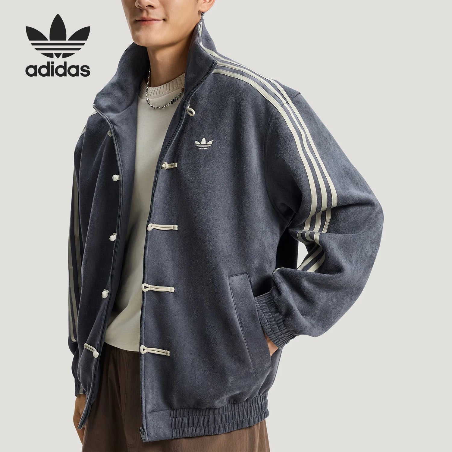 Adidas Chinese Loose Mens Jacket